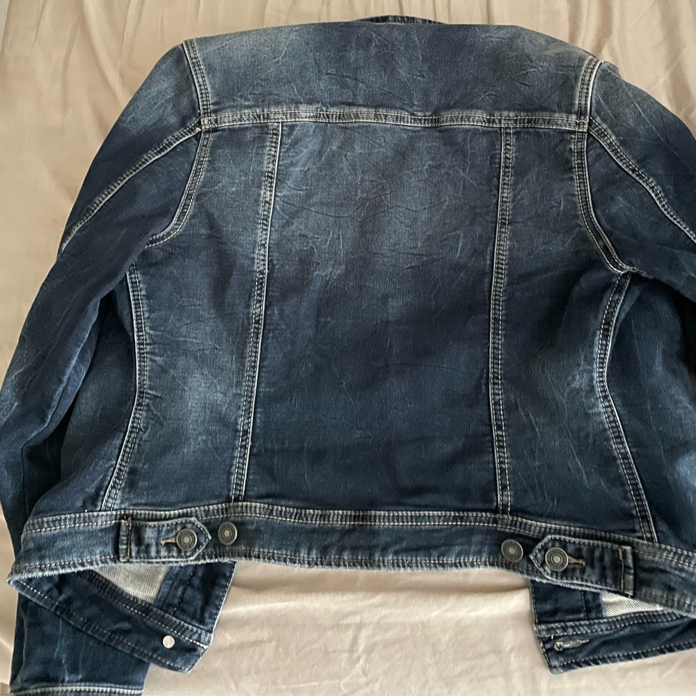 Silver Jean Jacket - Picture 2 of 5